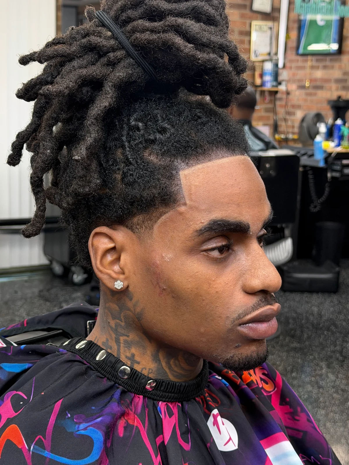 Locs & temple taper
